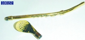 Our full size bronze bombilla with detachable head. Click here for more details.