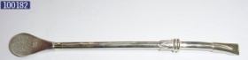 Silver Bombilla for your Yerba Mate tea drinks. Click here for more details.