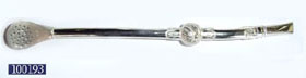 Decorated Silver bombilla. Click here for more details.