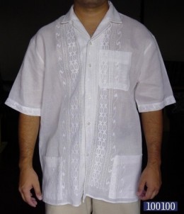 Withe guayabera made in Ao' Po'i