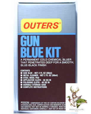 Gun Blue Kit Outers Mini Kit 405 equipo pavonador en frio M.42024. Perfecta S.A.M.I. - Asuncion - Paraguay