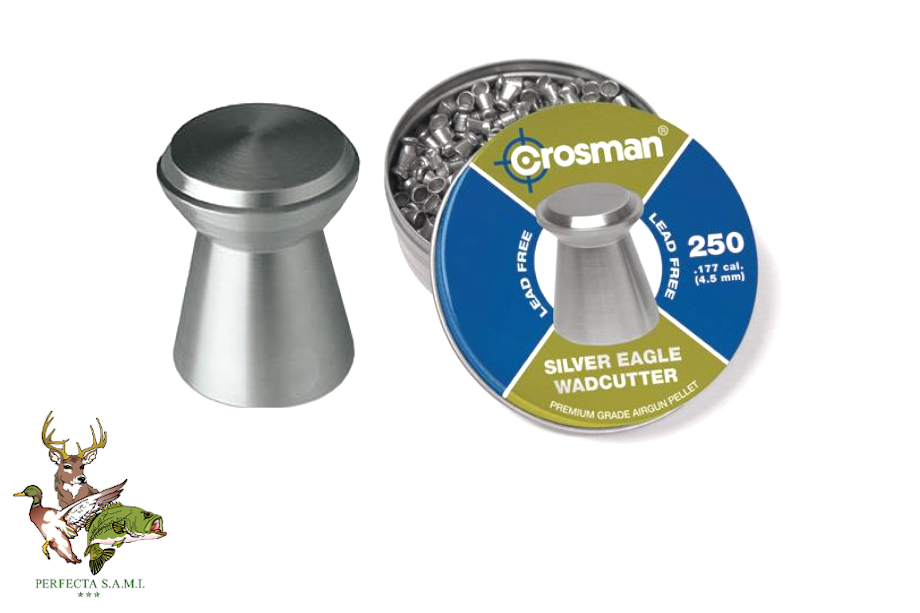 Balin Aire Comprimido Crosman 4.5MM Wadcutter Sin Plomo Lata x250 LF177W. Perfecta S.A.M.I. - Asuncion - Paraguay