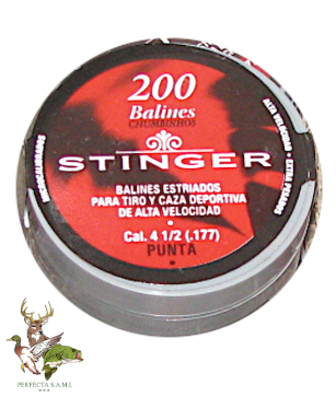 Balines Aire Comprimido Stinger 4.5MM Punta Conica Plasticox200 M.15005. Perfecta S.A.M.I. - Asuncion - Paraguay