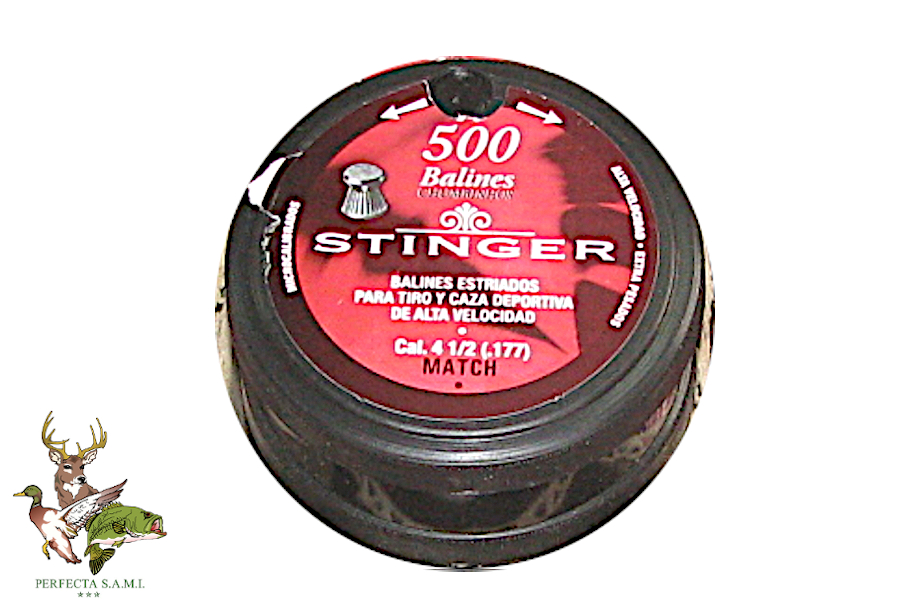 Balines Aire Comprimido Stinger 4.5MM Match Plastico x500 M.21104. Perfecta S.A.M.I. - Asuncion - Paraguay