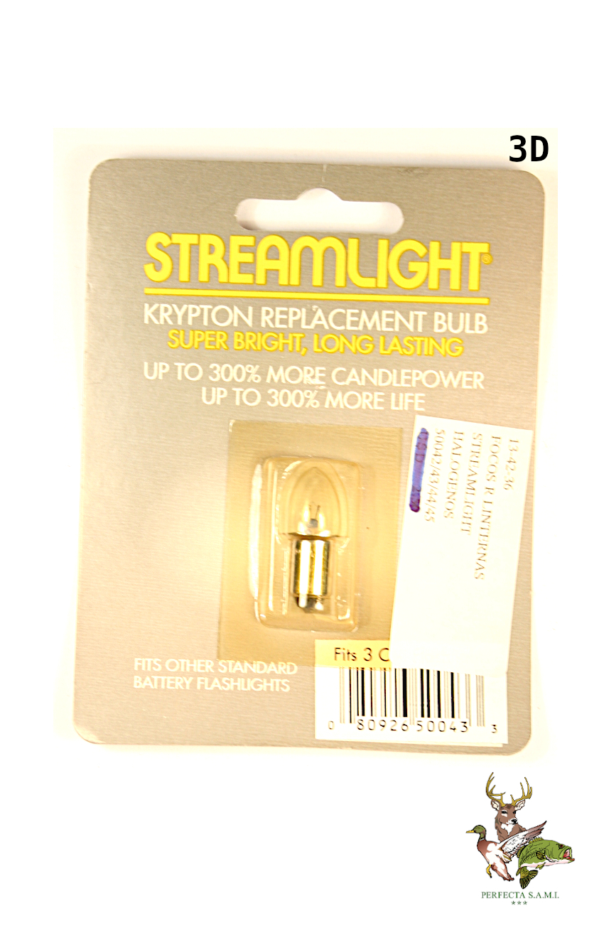 Foco Repuesto Streamlight Linterna 3 pilas tamaño D M.50043. Perfecta S.A.M.I. - Asuncion - Paraguay