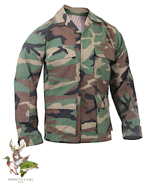 Camisa ROTHCO BDU Camouflage Bosque RipStop 5944. Perfecta S.A.M.I. - Asuncion - Paraguay